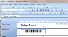 Make barcodes in Crystal Reports