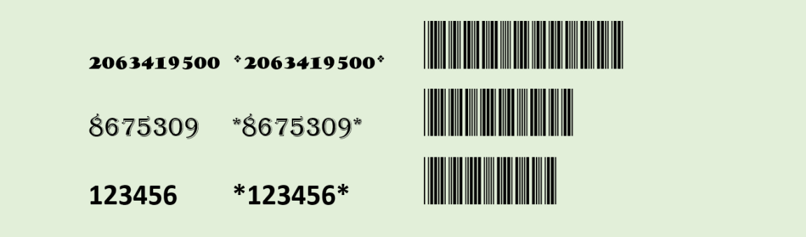 Install Code 128 Barcode Font