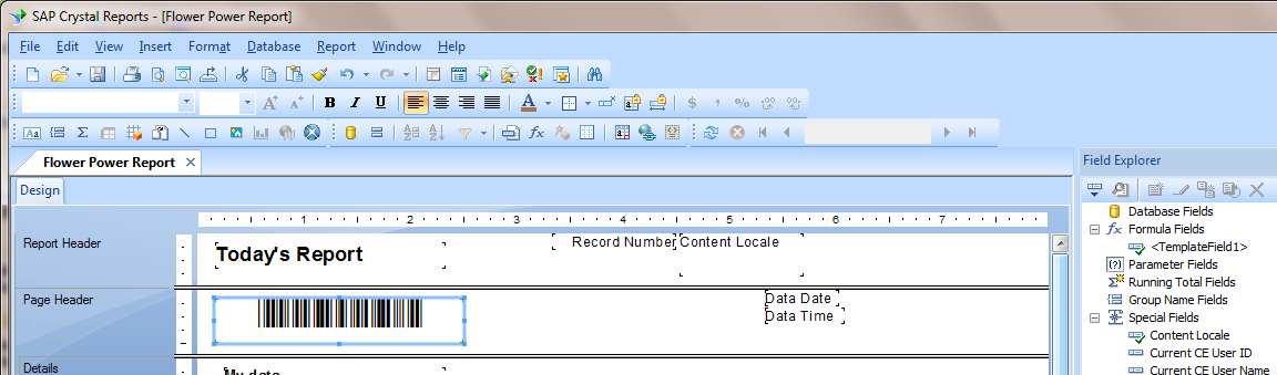 Code 39 barcodes in Crystal Reports