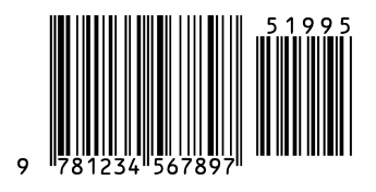 ISBN 13 barcode made with UPCTools